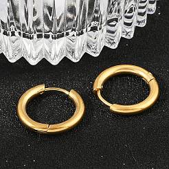 Boucles d'oreilles créoles en acier inoxydable 202&nbsp;X-EJEW-F111A-16mm-G