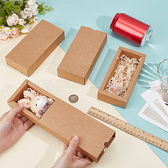 Faltbare Schubladenboxen aus Kraftpapier&nbsp;CON-WH0110-66A