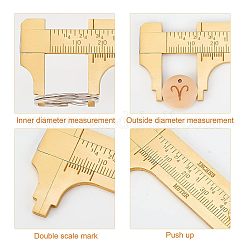 Calibro a corsoio in ottone da 4 pollice/100 mm&nbsp;TOOL-WH0121-45