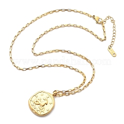 Collares colgantes de constelación de acero inoxidable 304&nbsp;LS-NJEW-K392-01G-10