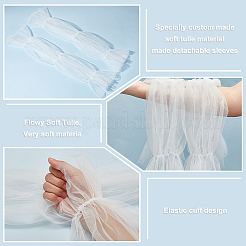 Manches longues amovibles en maille de polyester&nbsp;AJEW-WH0270-354A