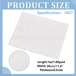 10ct Kreuzstichstoff aus Polyester-Baumwolle&nbsp;DIY-WH0588-33A