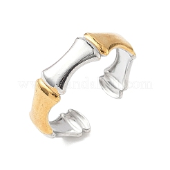 Bambusgelenk 304 Edelstahl Manschettenringe&nbsp;LS-RJEW-S626-06GP-A