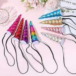 8 diadema elástica con orejas de cuerno de unicornio de tela de 8 colores&nbsp;OHAR-GF0001-50