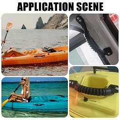 Poignées de pirogue en PVC&nbsp;FIND-WH0367-35B