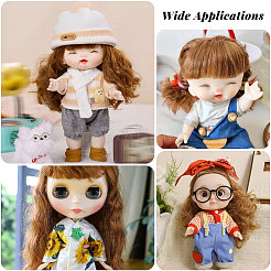 Puppenhaar aus Wolle&nbsp;LS-DIY-WH0622-342A
