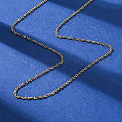 1.5 mm 304 Edelstahl-Seilkettenhalsketten&nbsp;NJEW-T016-23G