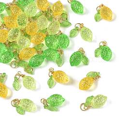 36 ciondolo acrilico al limone in 3 colori&nbsp;PALLOY-FS00059-02