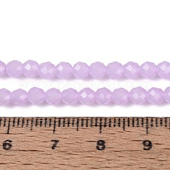 Fili di perline giada di vetro imitato&nbsp;X-GLAA-T028-4mm-11D