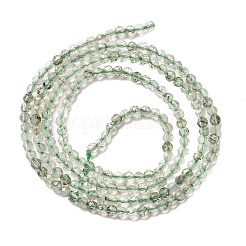 Natürlichen grünen Rutilquarz Perlen Stränge&nbsp;G-B145-A01-2mm
