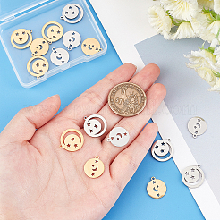 16 pz 4 pendenti in acciaio inossidabile stile 201&nbsp;STAS-DC0006-14