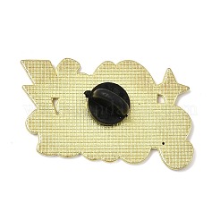 Pins en émail avec le mot « girl power » pour vêtements de femmes&nbsp;JEWB-F043-01A