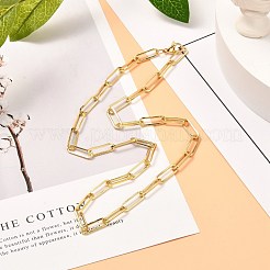 Collier de chaînes de trombone en laiton pour hommes femmes&nbsp;NJEW-JN03713