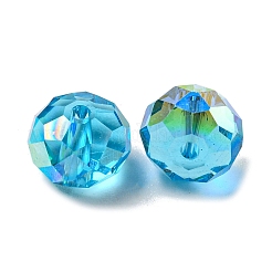 Perles en verre electroplate&nbsp;EGLA-Z004-01B-13