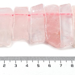 Natürlichen Rosenquarz Perlen Stränge&nbsp;G-L551B-17