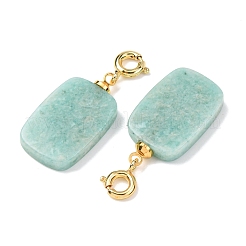 Pendentifs décoratifs en amazonite naturelle&nbsp;G-G461-01G-08
