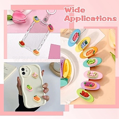 20 Stück opake Harz-Imitat-Obst-Decoden-Cabochons&nbsp;RESI-YW0005-39
