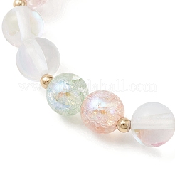 Ensemble de bracelets extensibles en perles et perles&nbsp;BJEW-TA00304