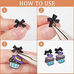 40 pieza de accesorios para pendientes de aleación con lazo&nbsp;FIND-SP0001-16EB