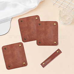 4 housse de protection pour poignée de bagage en cuir PU&nbsp;DIY-BBC0002-94B