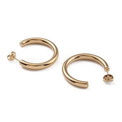 Boucles d'oreilles à tige en acier inoxydable 304 avec placage ionique (IP) pour femmes&nbsp;EJEW-G346-07B-G