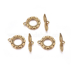 Chiusure toggle di sitle tibetano&nbsp;GLF11359Y-NF