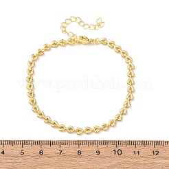 Messing-Gliederkettenarmbänder für Frauen&nbsp;BJEW-C140-12G