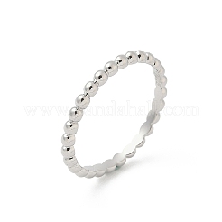 925 anello a fascia semplice in argento sterling&nbsp;RJEW-P164-01B-P