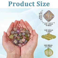 2 sacchetto di perline acriliche trasparenti&nbsp;MACR-PA0001-17B