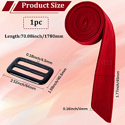 Nouer des ceintures en tissu avec boucle&nbsp;AJEW-WH20003-08D
