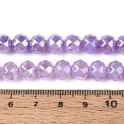 Anlaufschutz-Glasperlenstränge mit galvanischer Beschichtung&nbsp;GLAA-N064-8mm-08