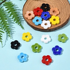 16pcs 8 Farben handgemachte Bunte Malerei-Perlen&nbsp;LAMP-FS0001-27