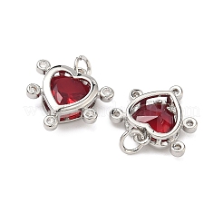 Colgante micropavé cubic zirconia de latón&nbsp;KK-B170-02P