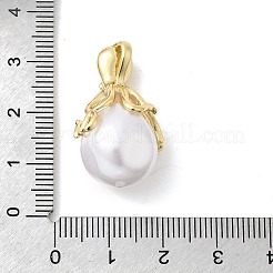 Colgante micropavé cubic zirconia de latón&nbsp;KK-H529-45G