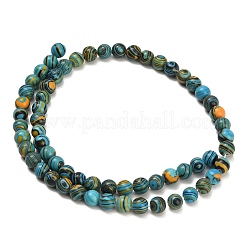 Gefärbte synthetische Malachitperlenstränge&nbsp;GG-CBA6382-A03-6mm-02