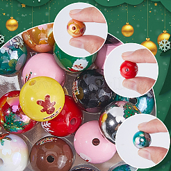 12 Farben undurchsichtige Acrylperlen&nbsp;OACR-SC0001-88