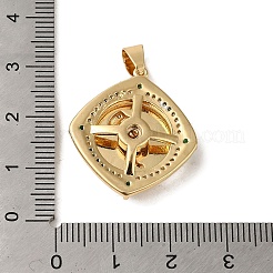 Ottone micro spianare pendenti zirconi&nbsp;KK-R162-086A-G