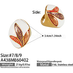 Fingerringe aus chirurgischem Edelstahl 316L mit Emaille-Beschichtung&nbsp;WG16FDA-01