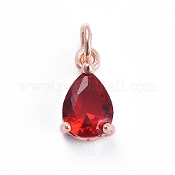 Ottone micro spianare pendenti zirconi&nbsp;ZIRC-E164-64RG