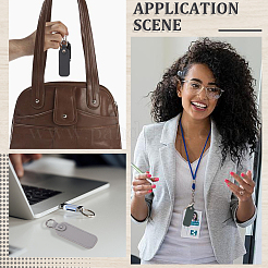Étui porte-clés en cuir PU pour clé USB (4 pièce).&nbsp;AJEW-CL0002-61B