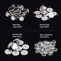 DIY-Sets zur Herstellung von Ohrringen und Fingerringen&nbsp;DIY-UN0001-44P