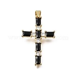 Pendentifs en laiton pavé de zirconiums cubiques de Pâques&nbsp;CU-E002-01E-G