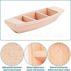 Ornements d'affichage de bateau en bois&nbsp;DJEW-WH0015-38