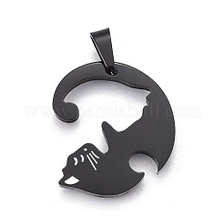 Colgantes de gatito dividido de acero inoxidable 304&nbsp;STAS-P235-05BP