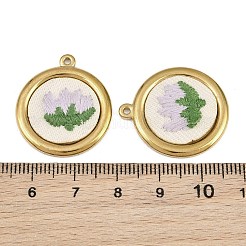 Pendentifs en acier inoxydable 304 et brodés&nbsp;SA-CBA1ED9-01G