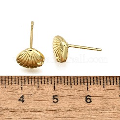 Clous d'oreilles en laiton&nbsp;EJEW-H157-01G-03