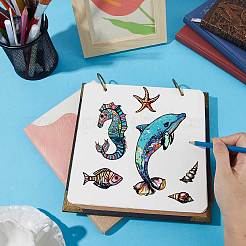 Klarsichtstempel aus PVC-Kunststoff&nbsp;DIY-WH20051-006