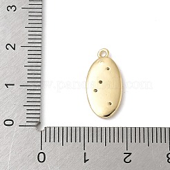 Messing Mikro ebnen Zirkonia Anhänger&nbsp;KK-H521-04B-G