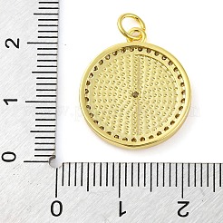 Weihnachtsserie Messing Micro Pave Zirkonia Anhänger&nbsp;KK-S401-03G-B