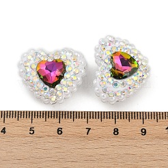 Polymer-Ton Glasperlen Strass&nbsp;CLAY-NH0001-13H